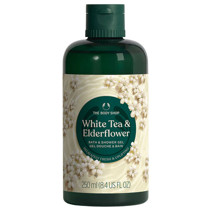THE BODY SHOP Bath & Shower Gel (White Tea & Elderflower), 250ml