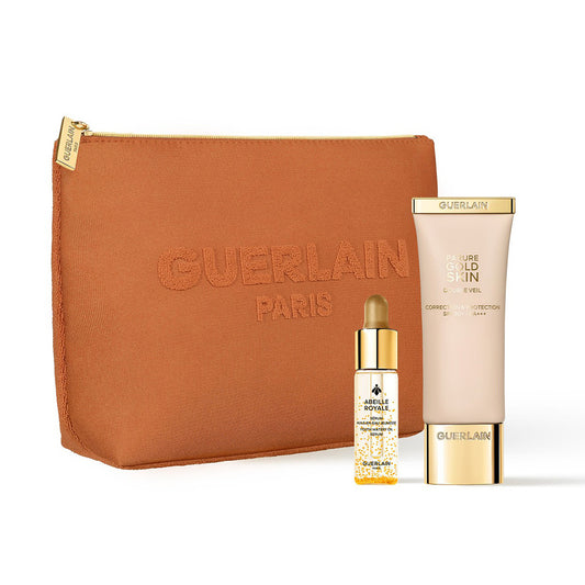 GUERLAIN Parure Gold Skin Double Veil Primer Coffret, 40ml, 5ml, 1 item