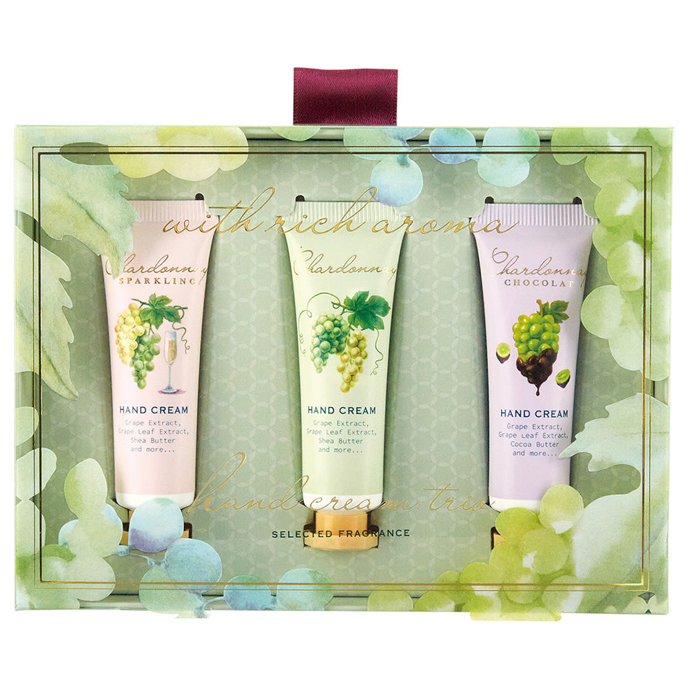 Chardonnay Hand Cream Trio, 10ml×3