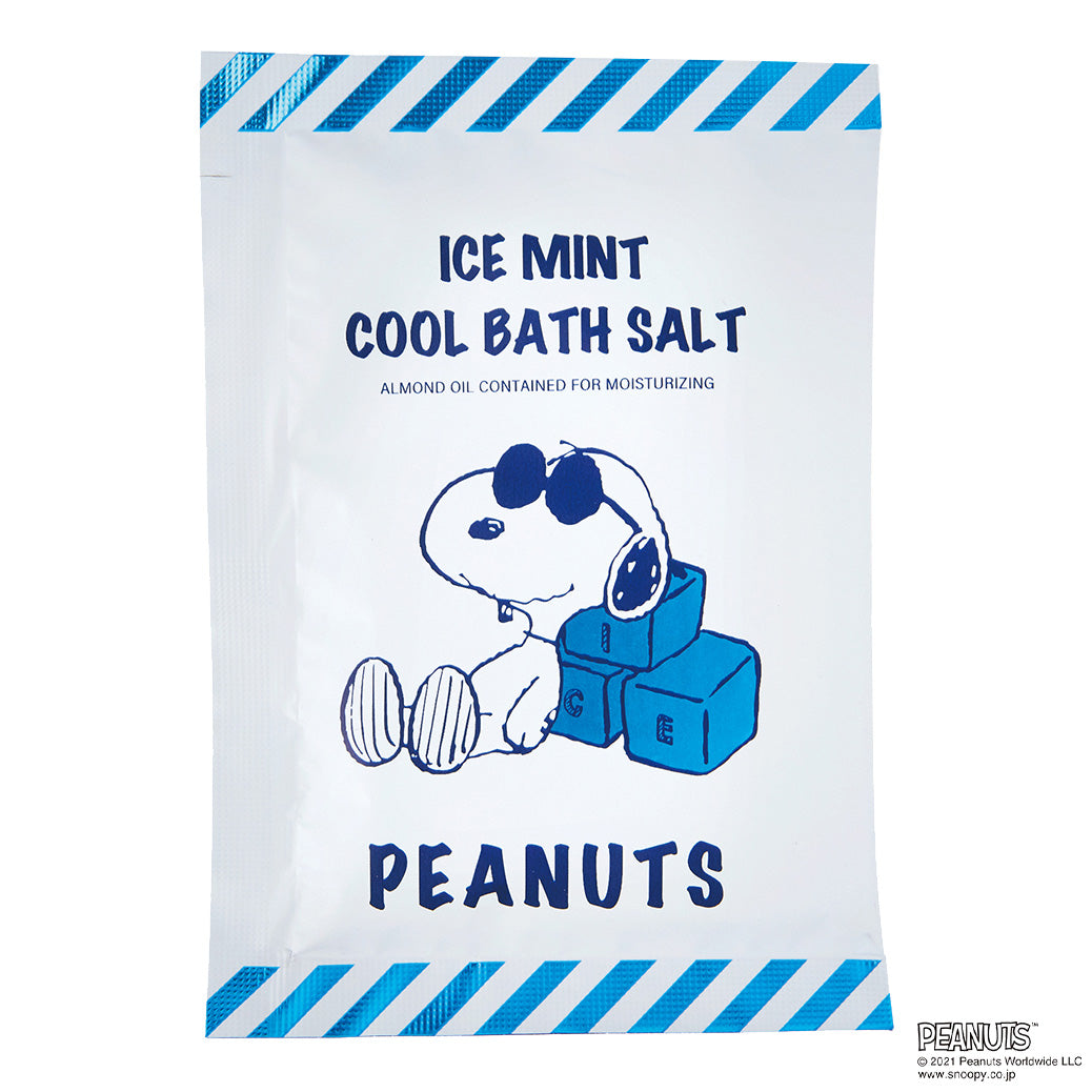 Global Product Planning Peanuts Ice Cooling Bath Salt (Ice Mint Scent), 50g