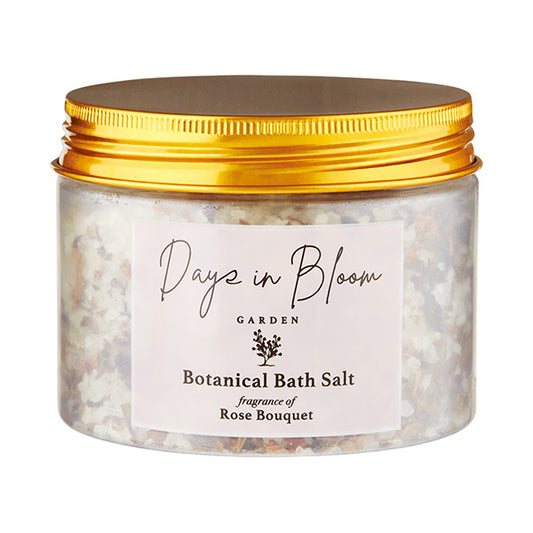 Days in Bloom Garden Bath Salt Jar (Rose Bouquet), 260g