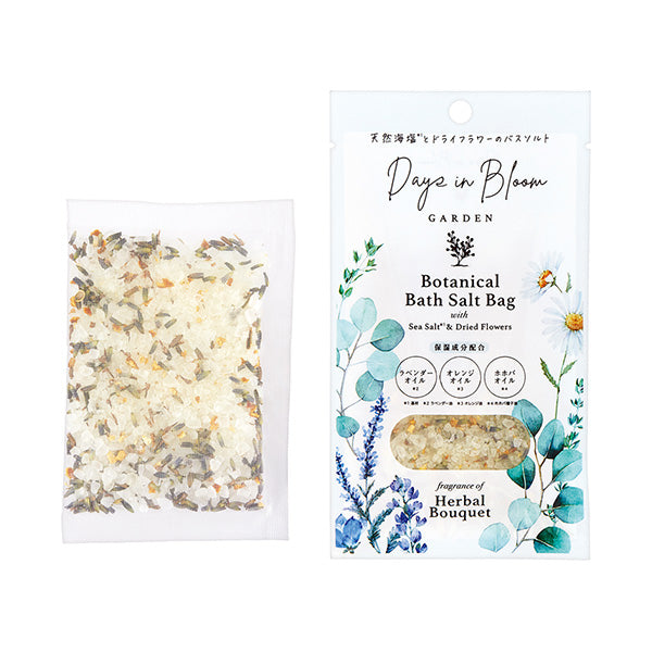 Days in Bloom Garden Bath Salt Bag (Herbal Bouquet), 40g