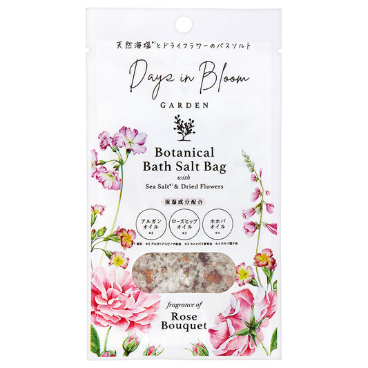 Days in Bloom Garden Bath Salt Bag (Rose Bouquet), 40g