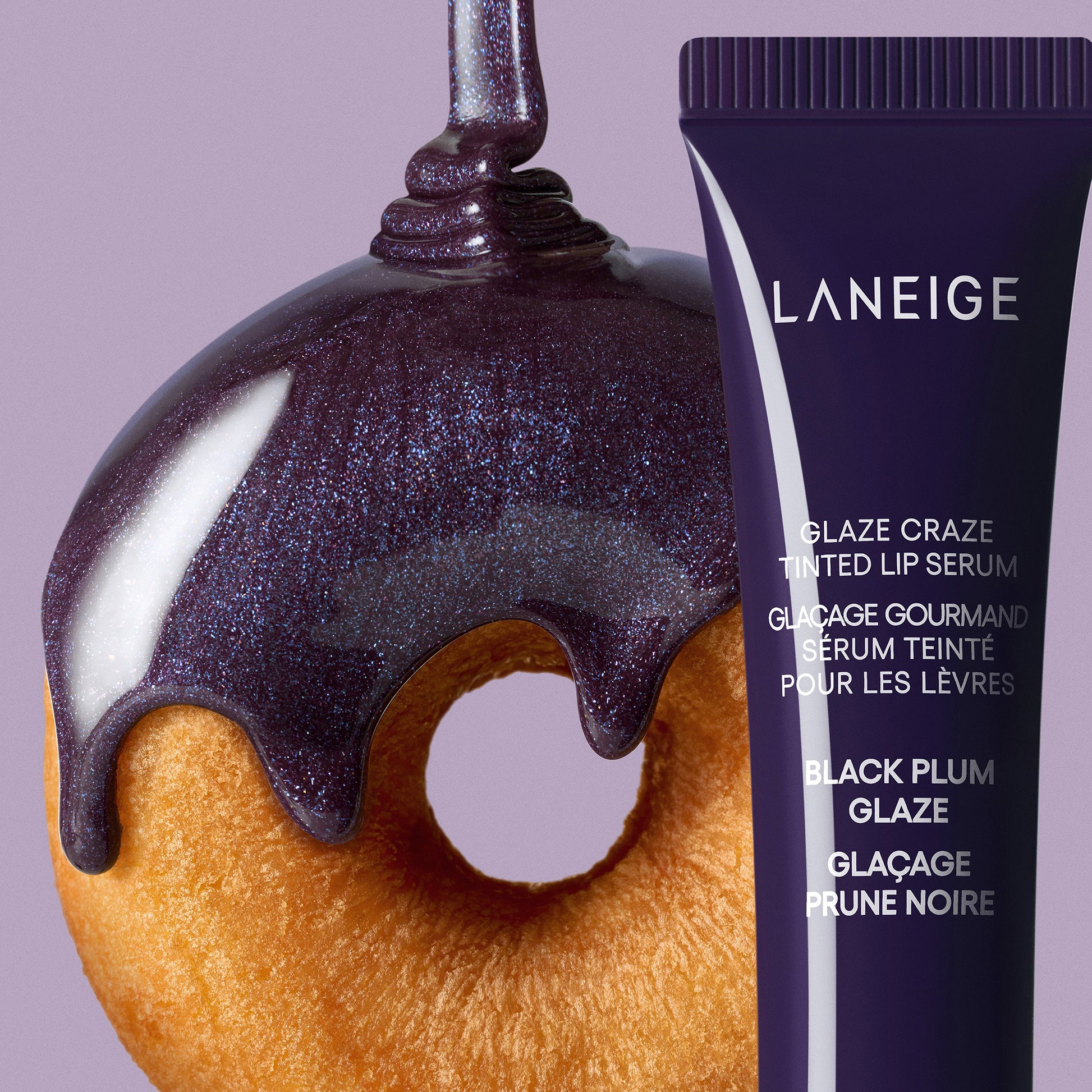 LANEIGE Glaze Tint Lip Serum Limited Edition (Black Plum Glaze), 12g