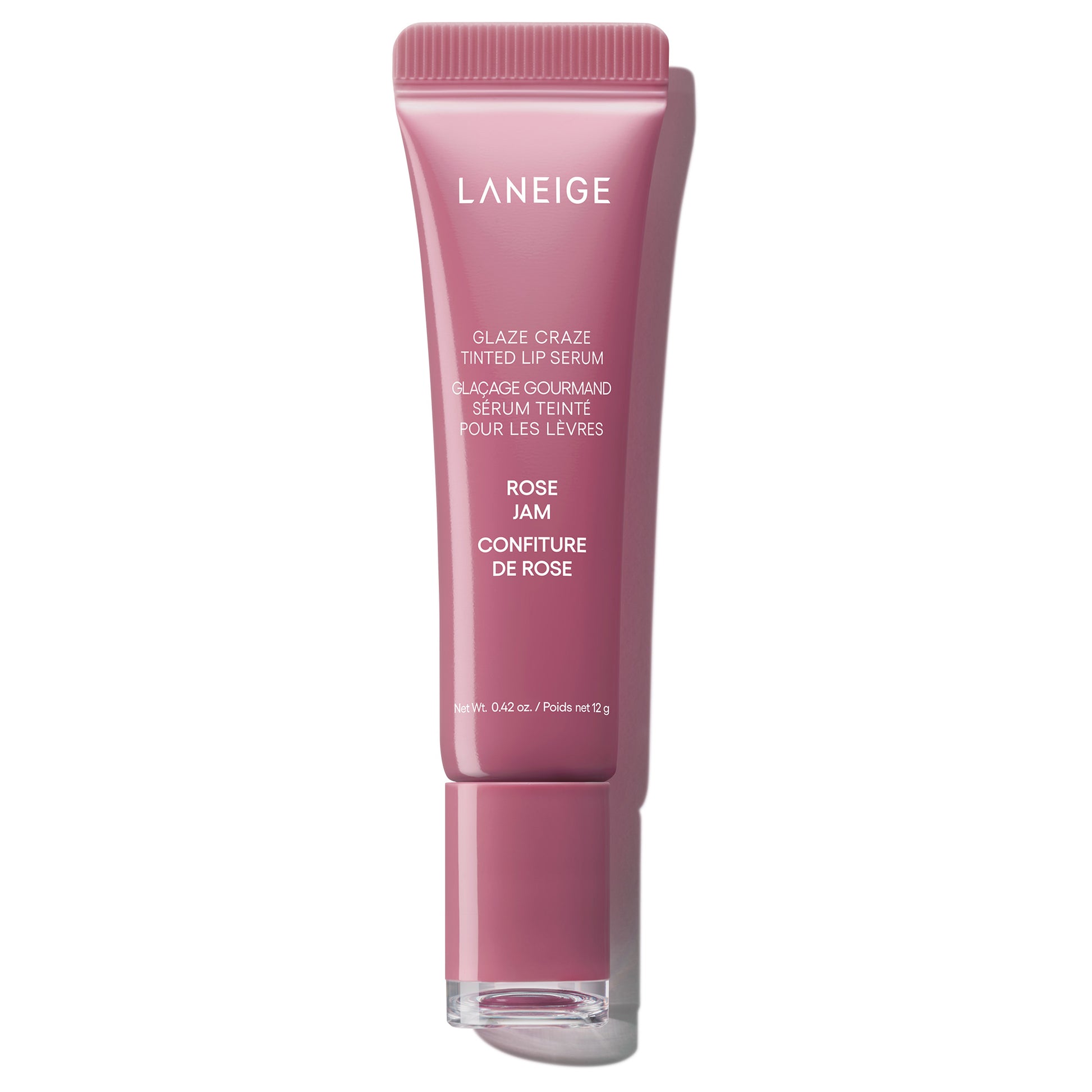LANEIGE Glaze Tint Lip Serum (Rose Jam), 12g