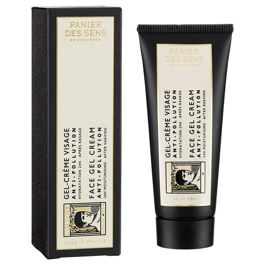 PANIER DES SENS Olive Tree Homme Face Gel Cream (Olive Wood), 75ml