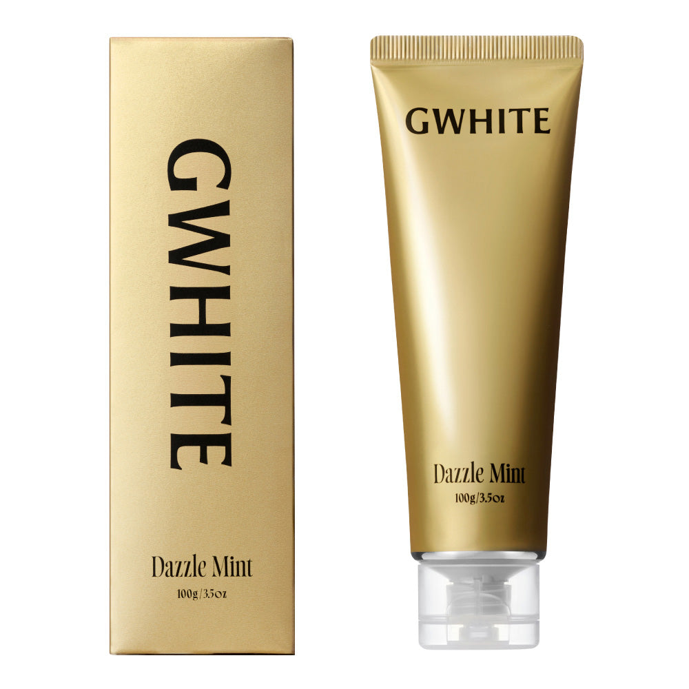GWHITE Medicated Whitening Toothpaste (Dazzle Mint), 100g