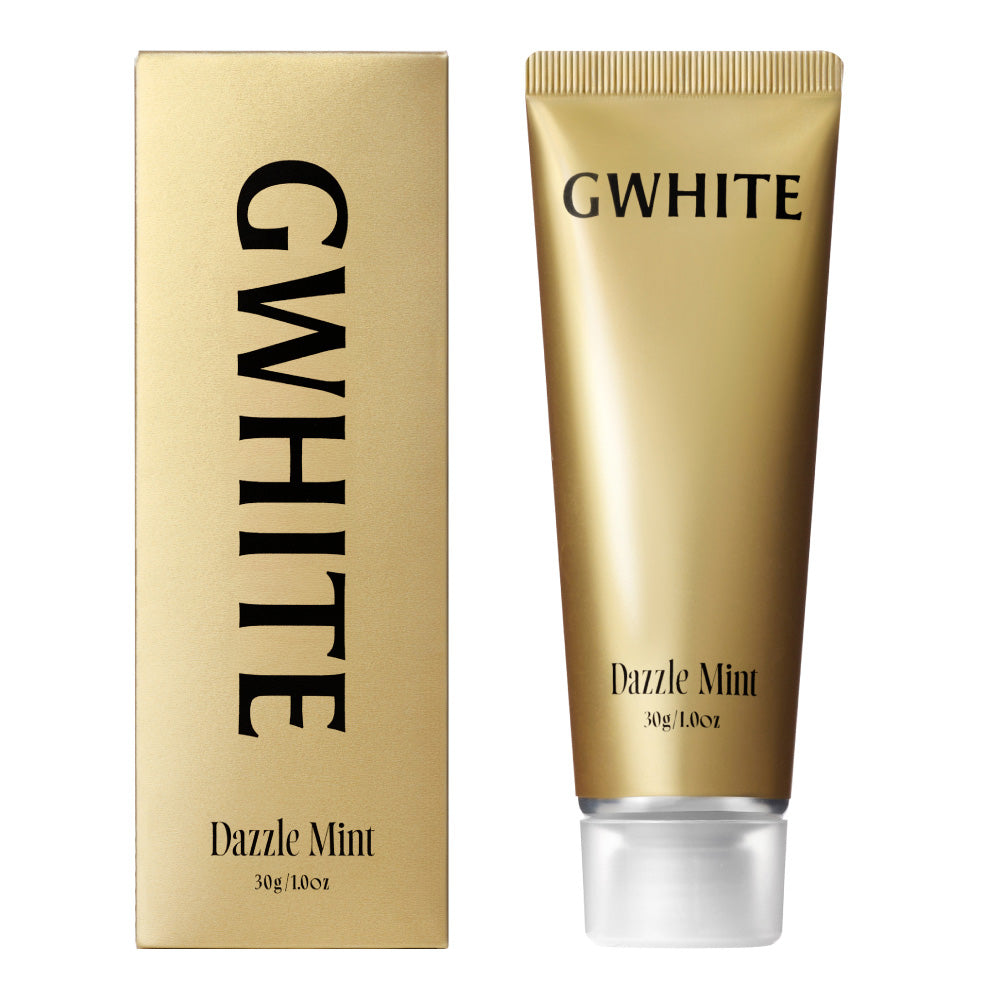 GWHITE Medicated Whitening Toothpaste (Dazzle Mint), 30g