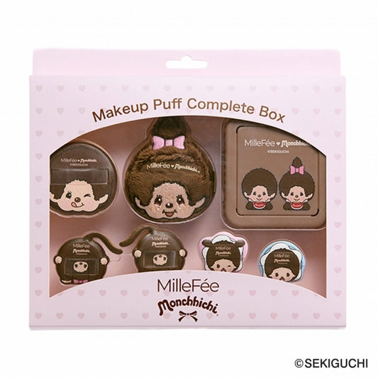 MilleFee Monchhichi Makeup Puff Complete Box