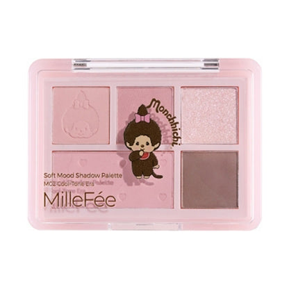MilleFee Soft Mood Shadow Palette (M02 Monchhichi’s First Cool-Tone Makeup)