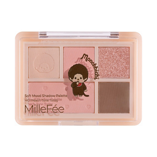 MilleFee Soft Mood Shadow Palette (M01 Monchhichi-kun Full of Happiness)