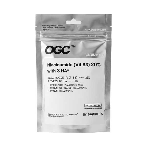 ORGANICITY Niacinamide 20% 3HA Serum, 30ml, 5ml