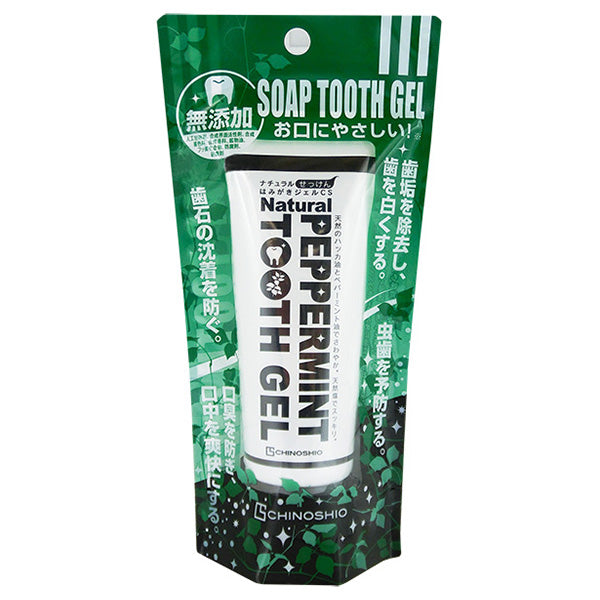 CHINOSHIO Natural Soap Toothpaste Gel CS (Fresh Mint), 80g
