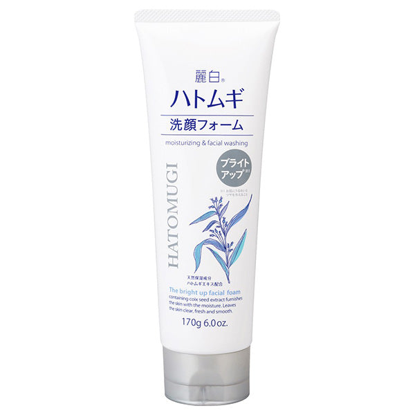 Reihaku Hatomugi Bright Up Facial Foam, 170g