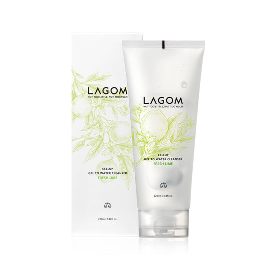 LAGOM Gel To Water Cleanser (Fresh Lime), 220ml