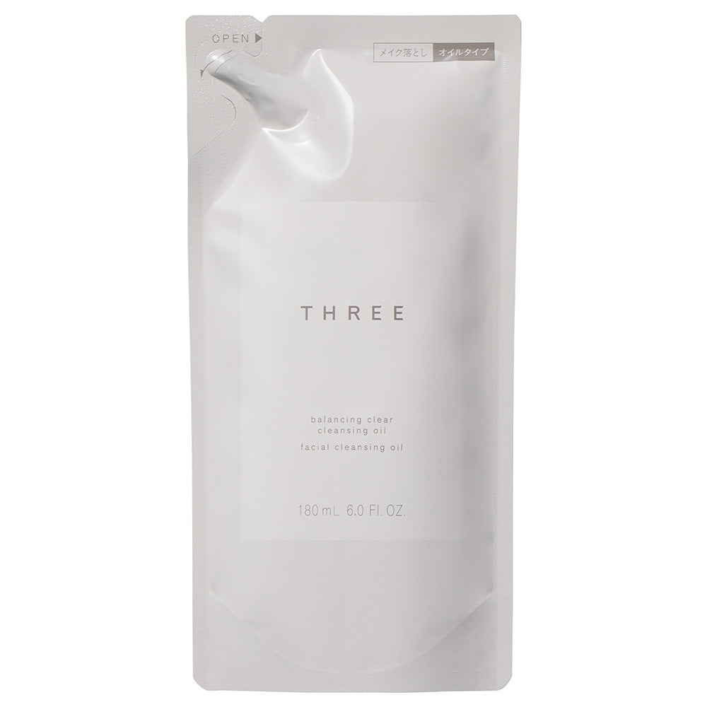 THREE Balancing Clear Cleansing Oil Refill, 180ml
