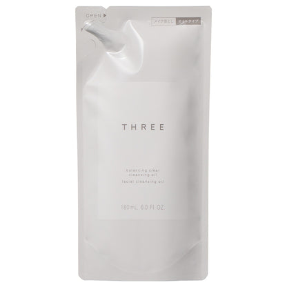 THREE Balancing Clear Cleansing Oil Refill, 180ml