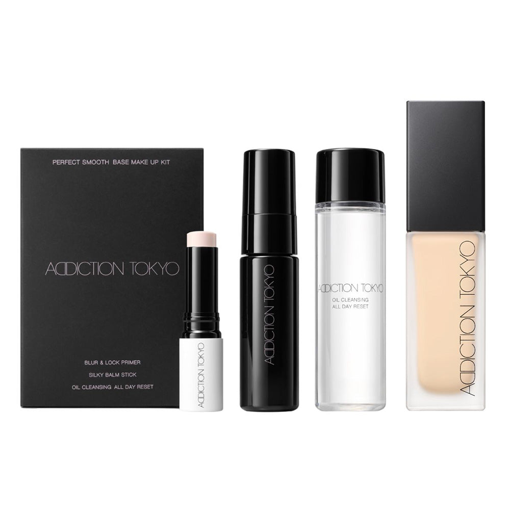 ADDICTION Perfect Smooth Base Makeup Kit (1) SPF22 PA+++ (004 Warm Porcelain)
