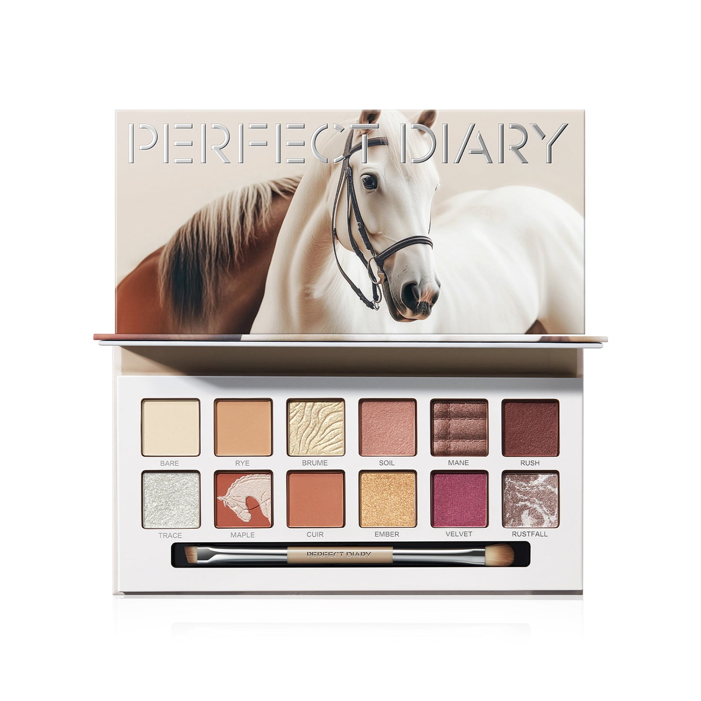 Perfect Diary Explorer 12-Color Eyeshadow Palette (22 Autumn Chestnut)