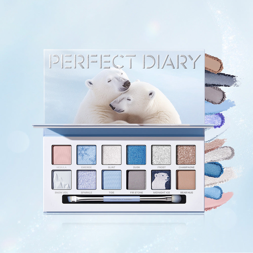 Perfect Diary Explorer 12-Color Animal Eyeshadow Palette (23 Bear Hug)