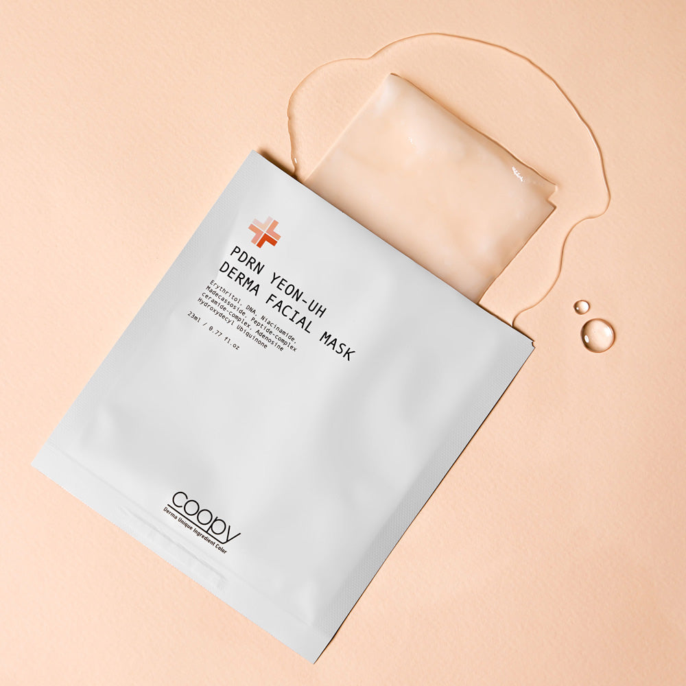 COOPY Salmon Derma Facial Mask, 5 Sheets