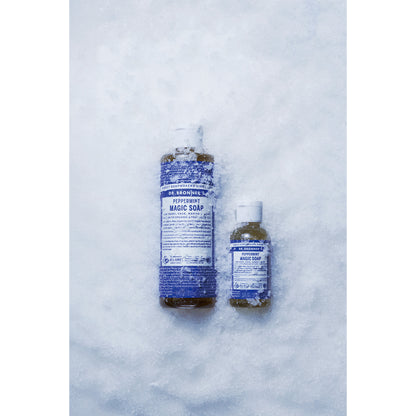 Dr. Bronner’s Magic Soap Peppermint Set 2026 Limited Edition (Refreshing Mint Scent), 237ml, 59ml