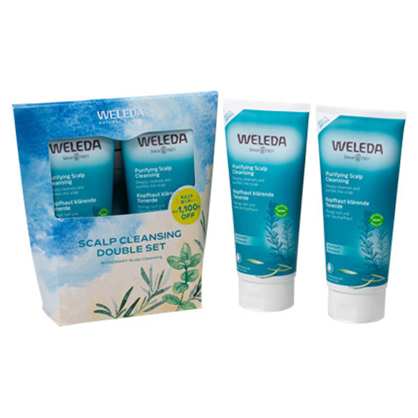 WELEDA Scalp Cleansing Double Set (Bitter Herb), 200g + 200g