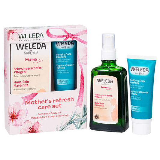 WELEDA Mother’s Refresh Care Set, 100ml, 40g (Soft Floral, Bitter Herb)