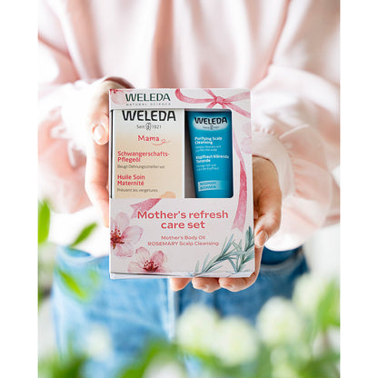 WELEDA Mother’s Refresh Care Set, 100ml, 40g (Soft Floral, Bitter Herb)