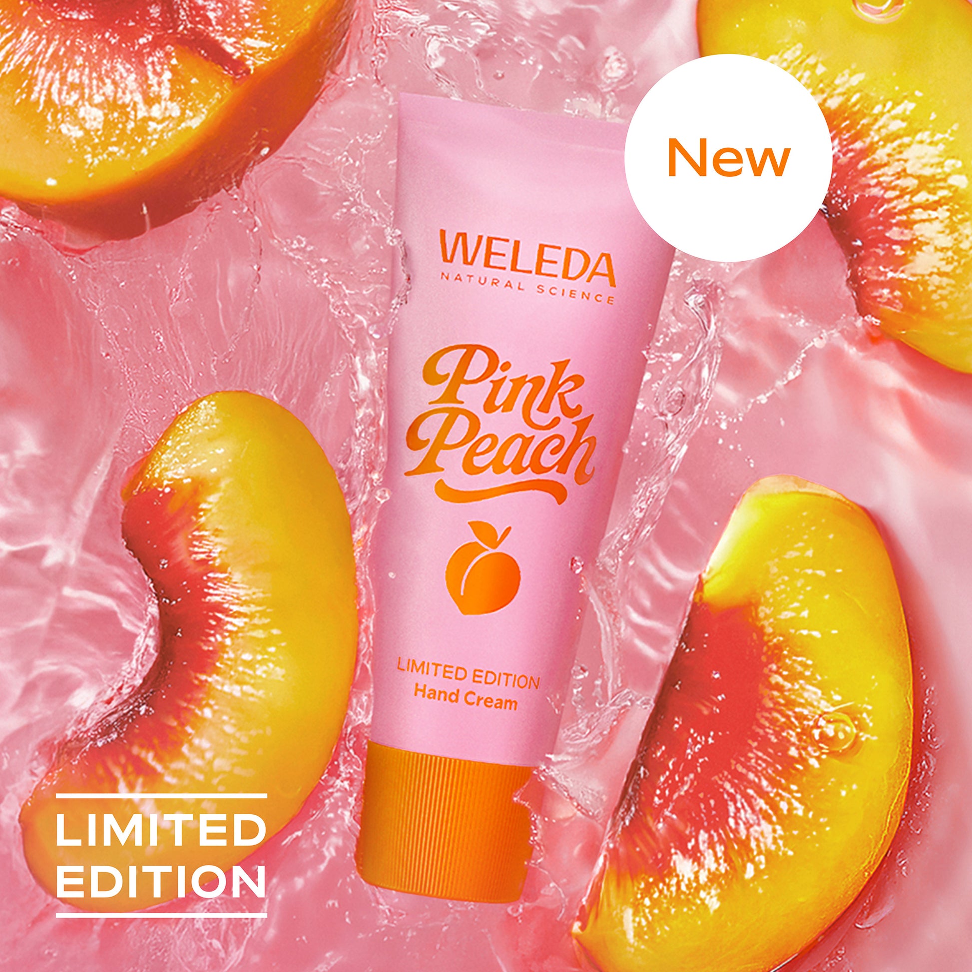 Weleda Pink Peach Hand Cream (Tropical Peach), 50ml