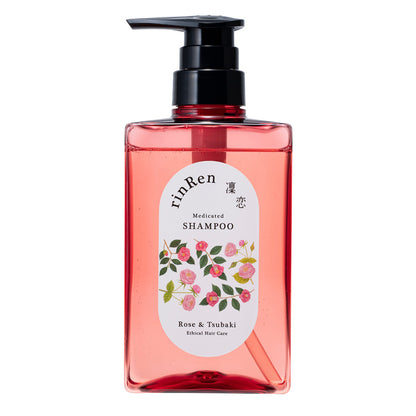 rinRen Remedyal Shampoo (Rose & Camellia), 400ml