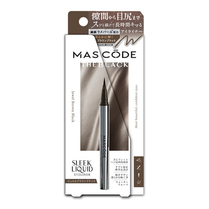 MASCODE Three Liquid Eyeliner (DB01 Jewel Brown Black)