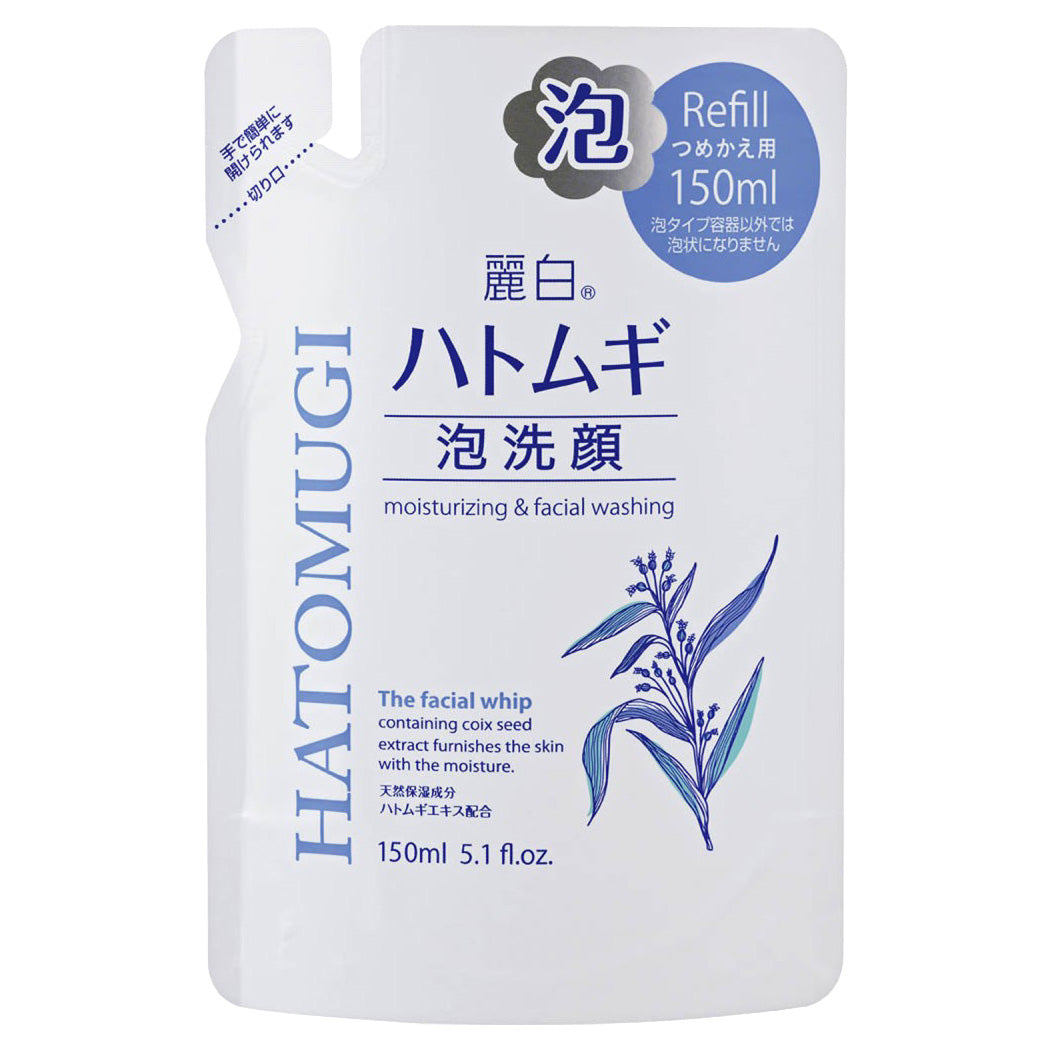 Reihaku Hatomugi Foaming Facial Wash Refill, 150ml