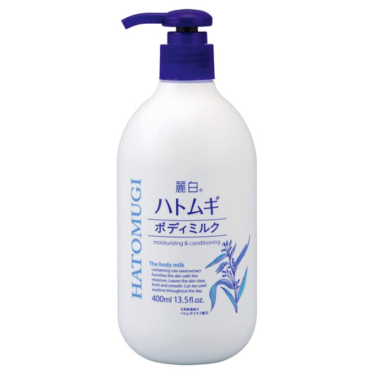 Reihaku Hatomugi Body Milk, 400ml