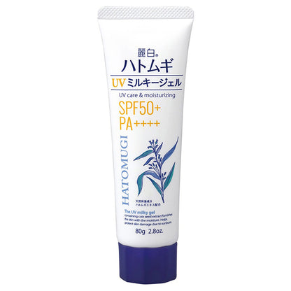 Reihaku Hatomugi UV Milky Gel SPF50+ PA++++, 80g