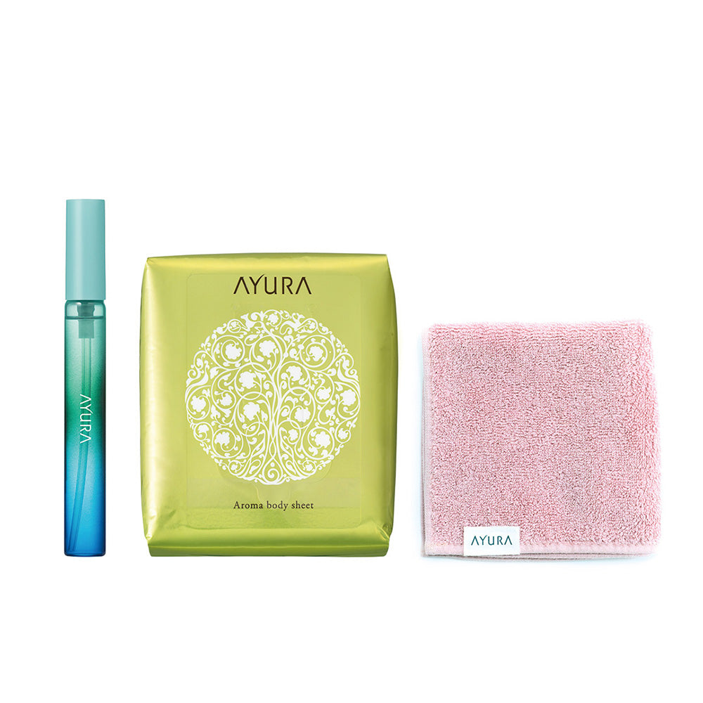 AYURA Meditation Night Toilette Body Sheet Set, 10ml