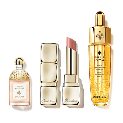 GUERLAIN Abeille Royale Watery Oil Serum & KissKiss Bee Glow Coffret, 15ml, 3.2g, 7.5ml