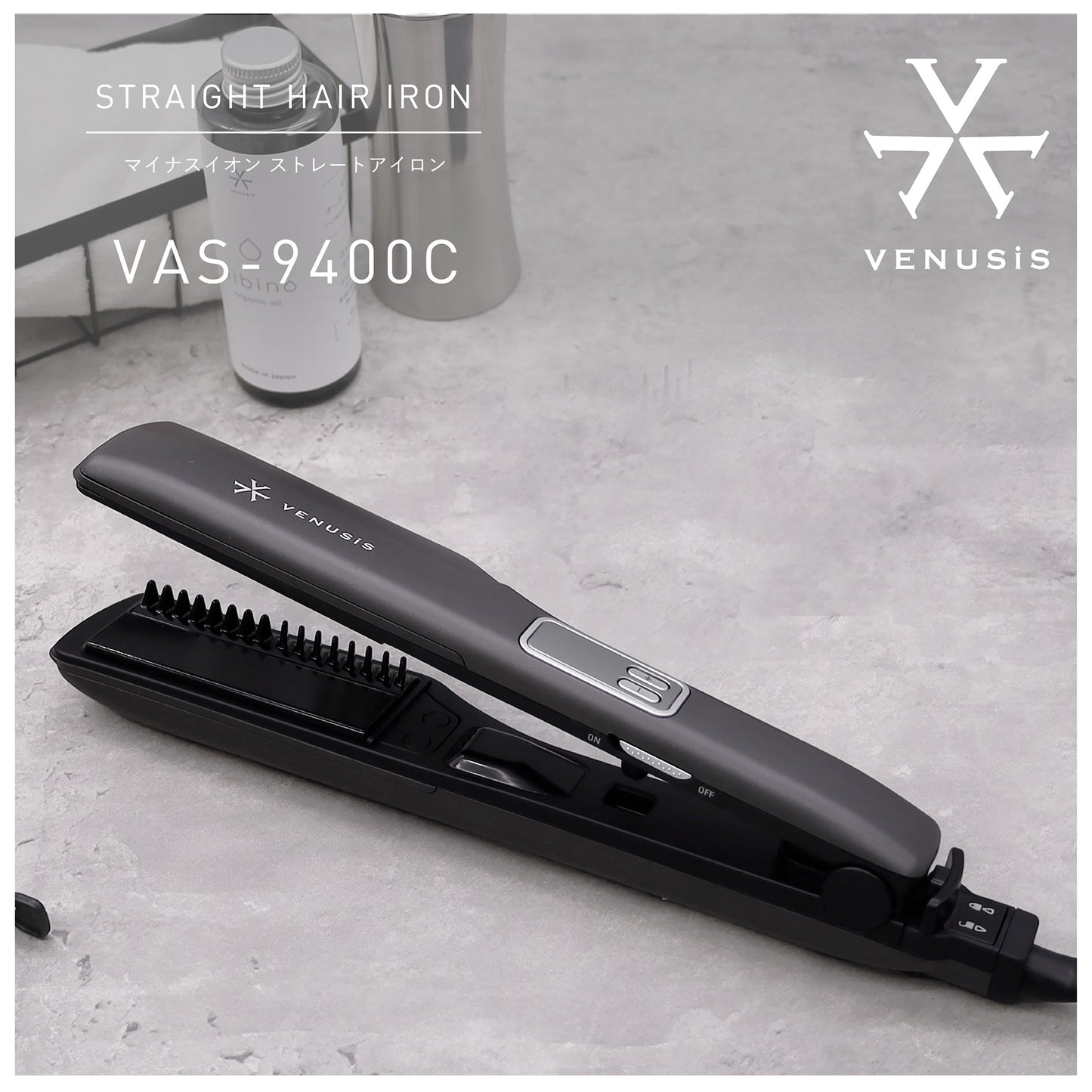 VENUSiS Negative Ion Straight Iron VAS-9400C(H)