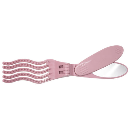 VENUSiS Hibino Compact Mirror Care Brush HCB-2200(H) (Pink)