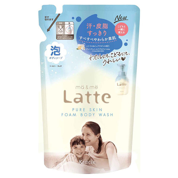 ma & me Latte Pure Skin Foaming Body Soap Refill, 420ml