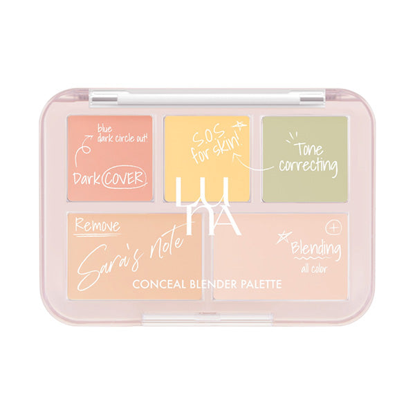 LUNA Conceal Blender Palette (05 Tone Reset Cover), 6g