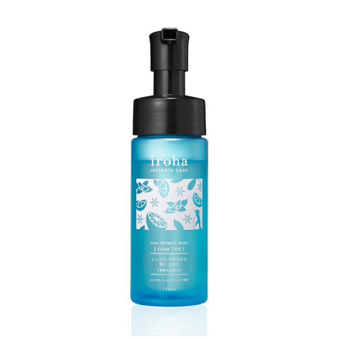 iroha INTIMATE CARE iroha INTIMATE WASH FOAM TYPE Limited Edition (Citrus & Mint Scent), 150ml