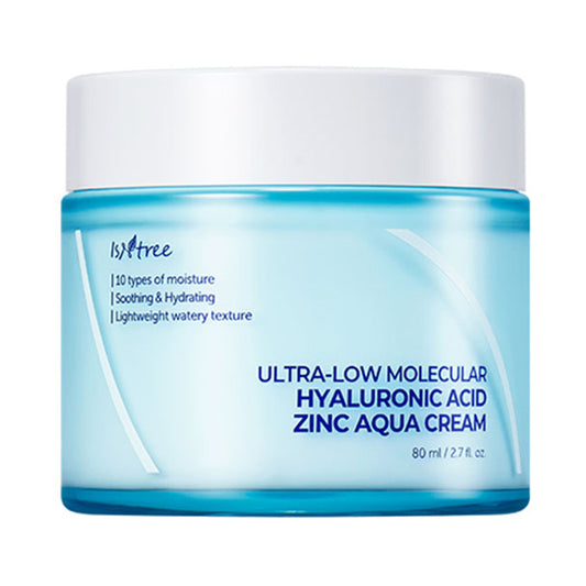 ISNTREE Ultra Low Molecular Hyaluronic Acid Zinc Moisture Cream, 80ml