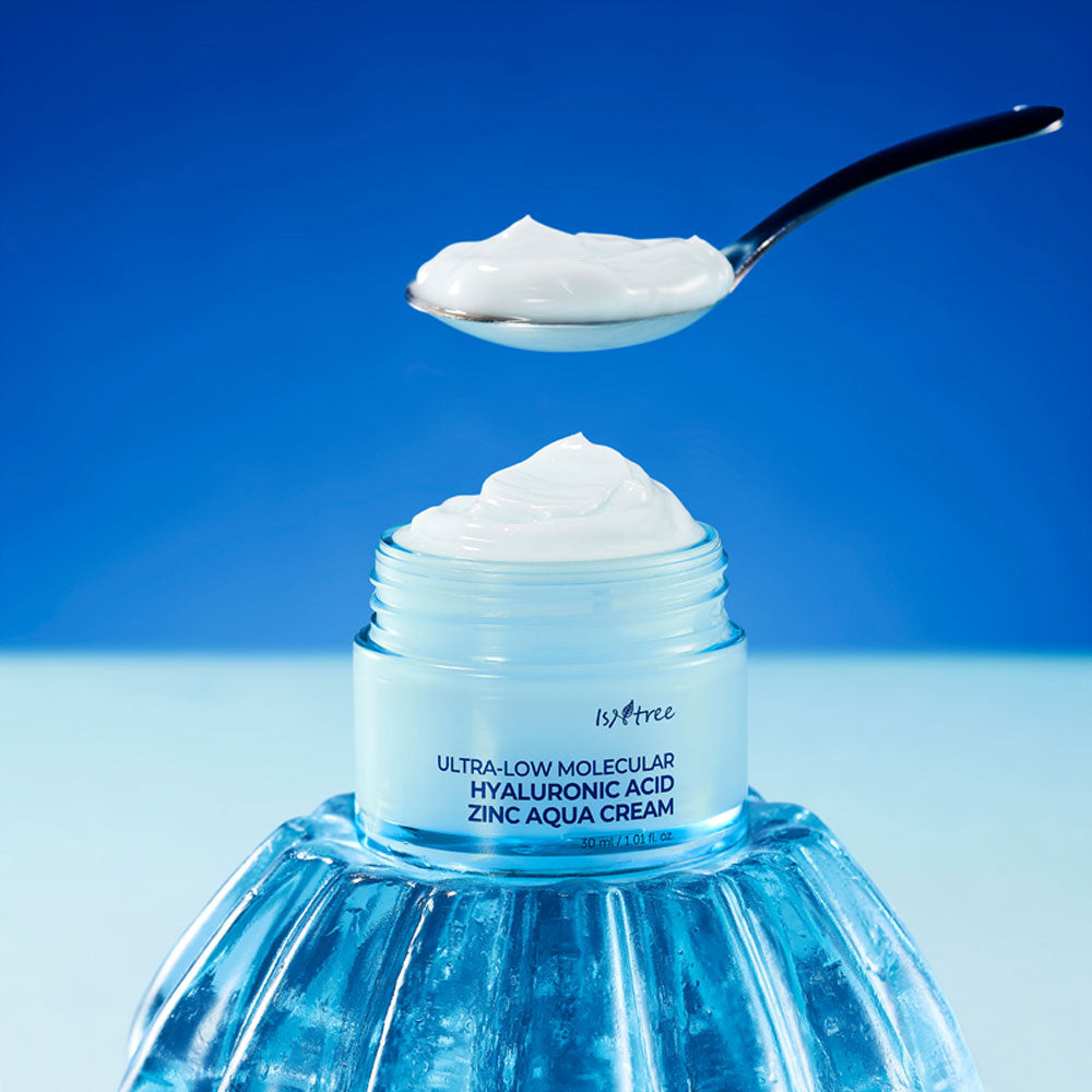 ISNTREE Ultra Low Molecular Hyaluronic Acid Zinc Moisture Cream, 80ml