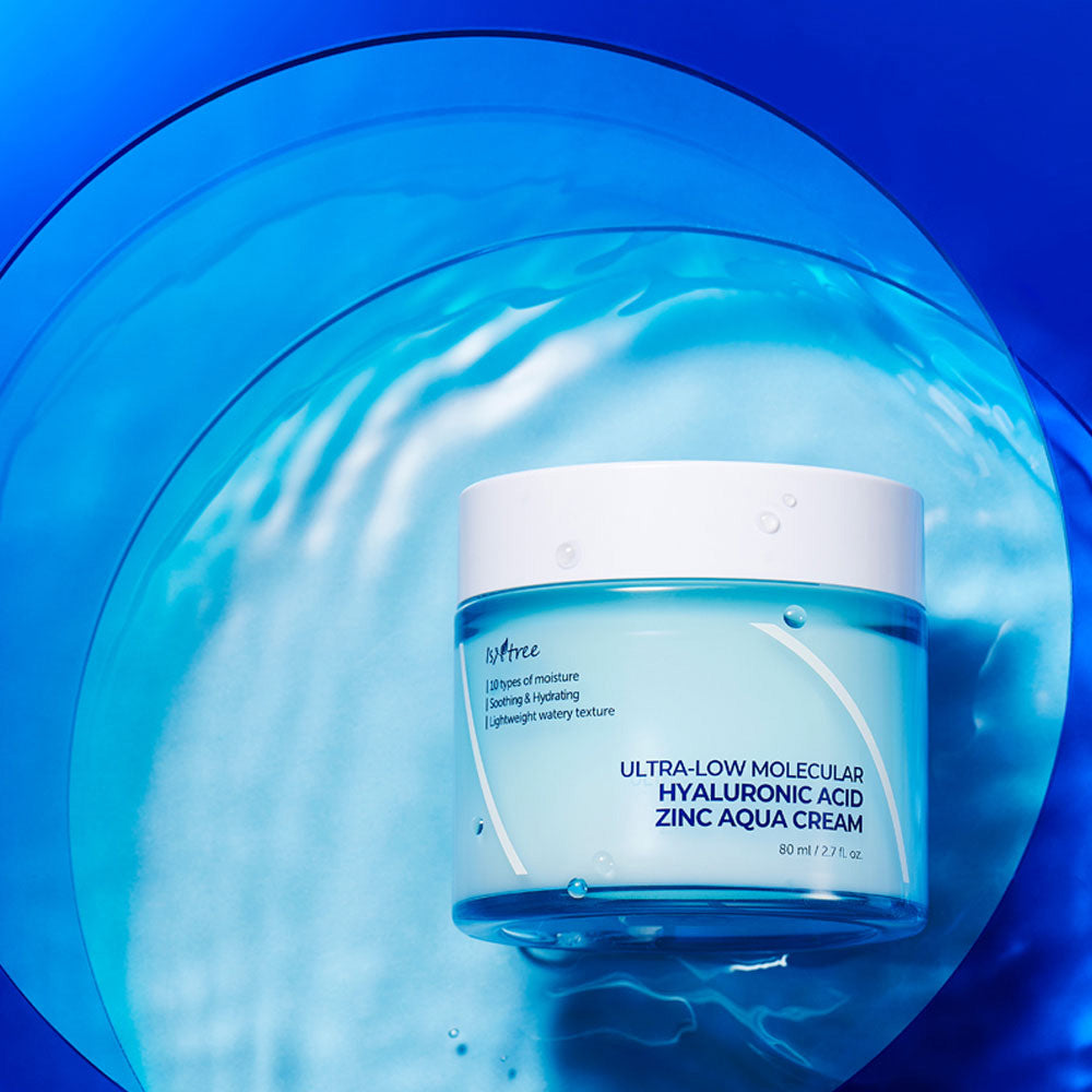 ISNTREE Ultra Low Molecular Hyaluronic Acid Zinc Moisture Cream, 80ml