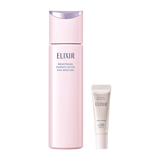 ELIXIR White Brightening & Aging Care Lotion Experience Set aD ca Moist, 170ml + 5ml