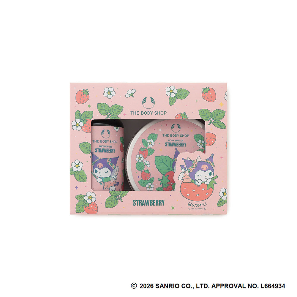 THE BODY SHOP Mini Body Care Gift ST (Kuromi, Strawberry), 60ml + 50ml