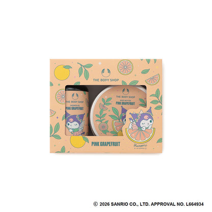 THE BODY SHOP Mini Body Care Gift PG (Kuromi, Pink Grapefruit), 60ml + 50ml