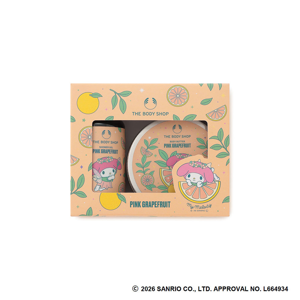 THE BODY SHOP Mini Body Care Gift PG (My Melody, Pink Grapefruit), 60ml + 50ml
