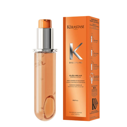 KERASTASE Discipline Fluid Oleo-Relax Hair Oil Refill, 75ml (Floral Fruity Musk)